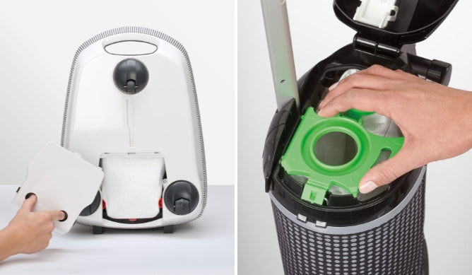 Check bags and filters if the if you suspect a clog.