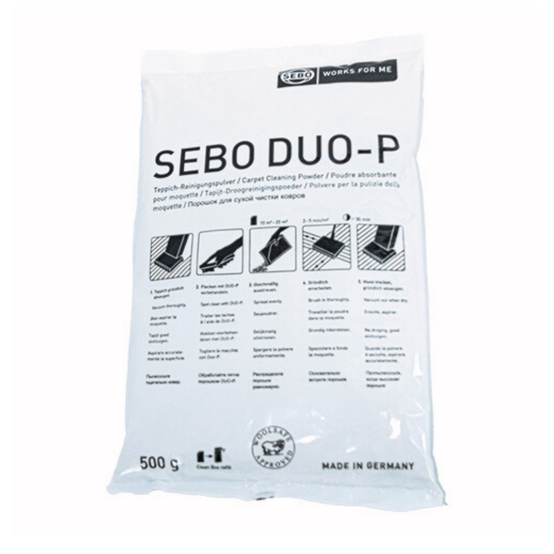 SEBO Duo-P Carpet Cleaning Powder 500g bag