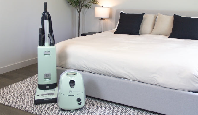 SEBO E3 and X7 in Pastel Mint