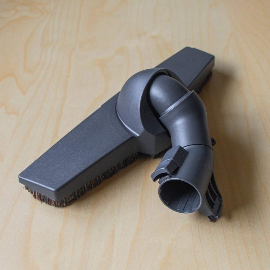 SEBO Turn and Clean Floor Brush is capable of swiveling and pivoting