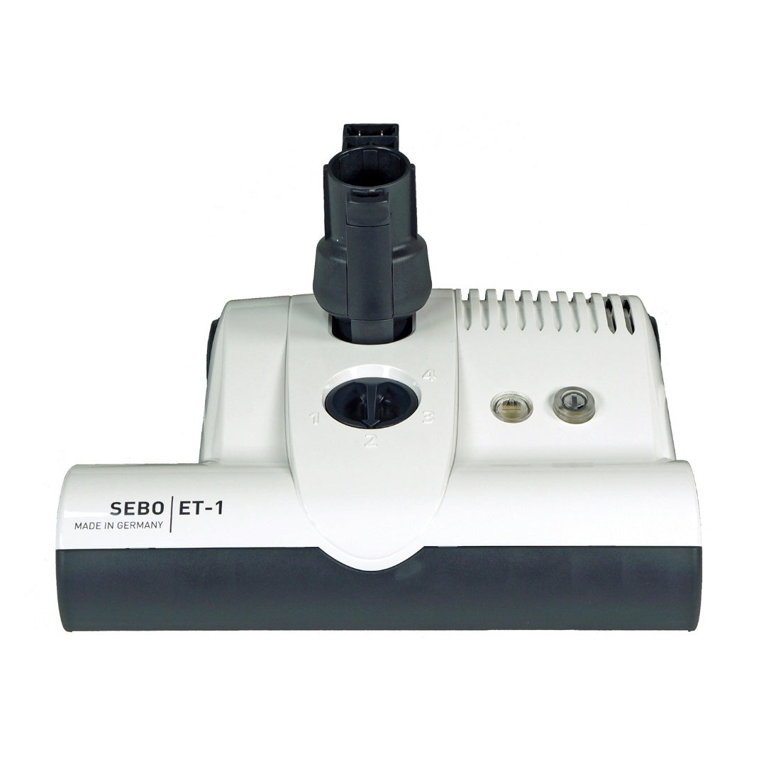 SEBO ET-1 power head in white, 12-inch width