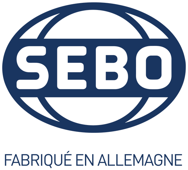 SEBO Logo en français bleu