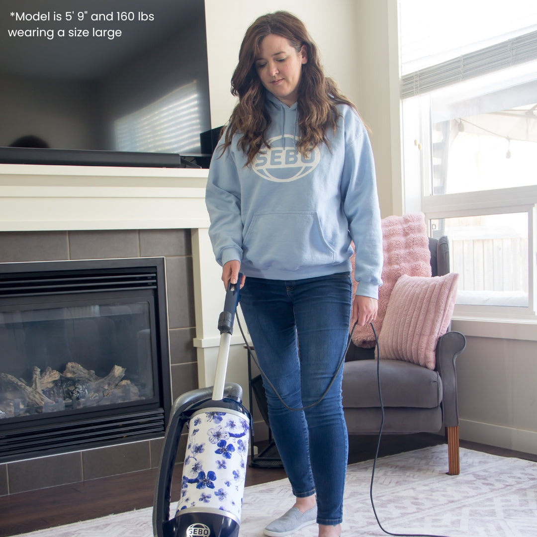 SEBO Blue Pullover Hoodie