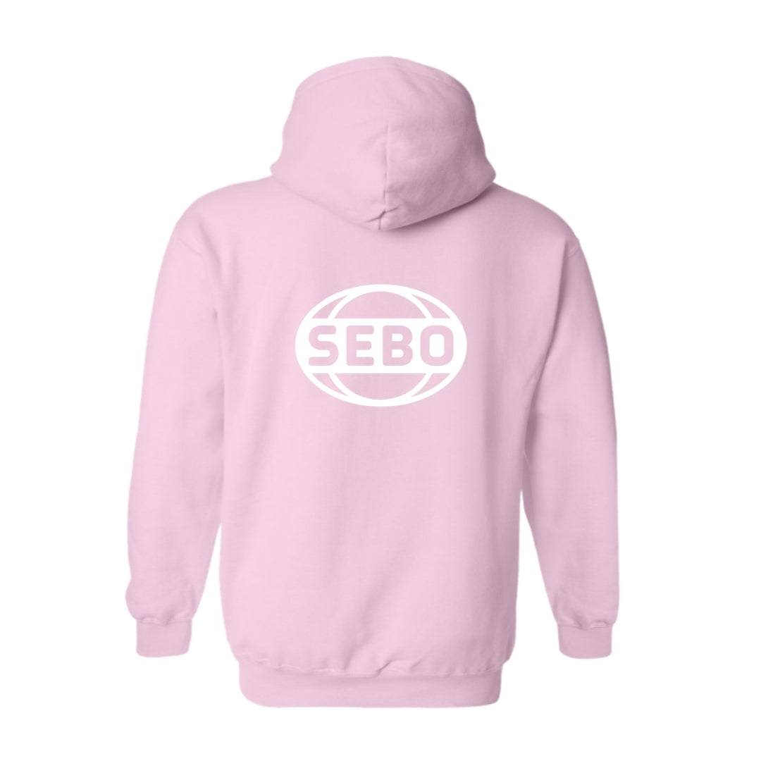 SEBO Pink Pullover Hoodie