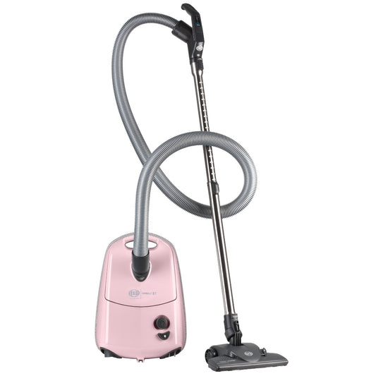 SEBO AIRBELT E1 Kombi Canister Vacuum - Pastel Pink