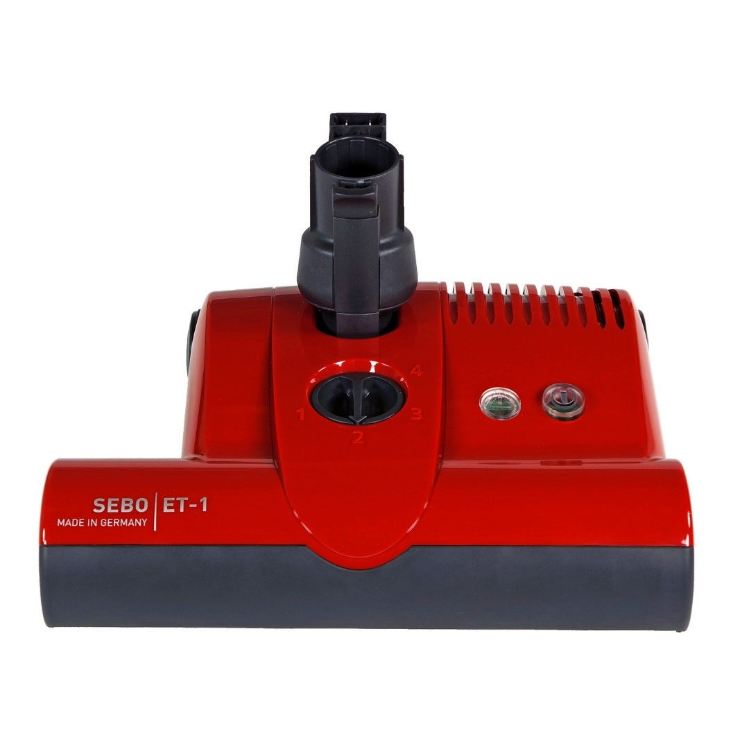 SEBO ET-1 Power Head in red, 12-inch width