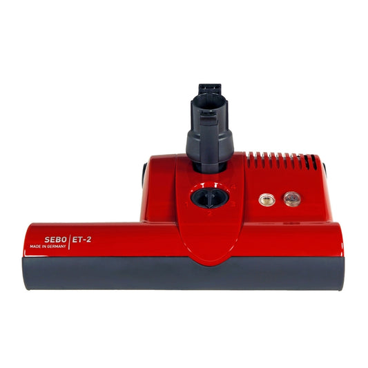SEBO ET-2 Power Head with 15-inch width in red