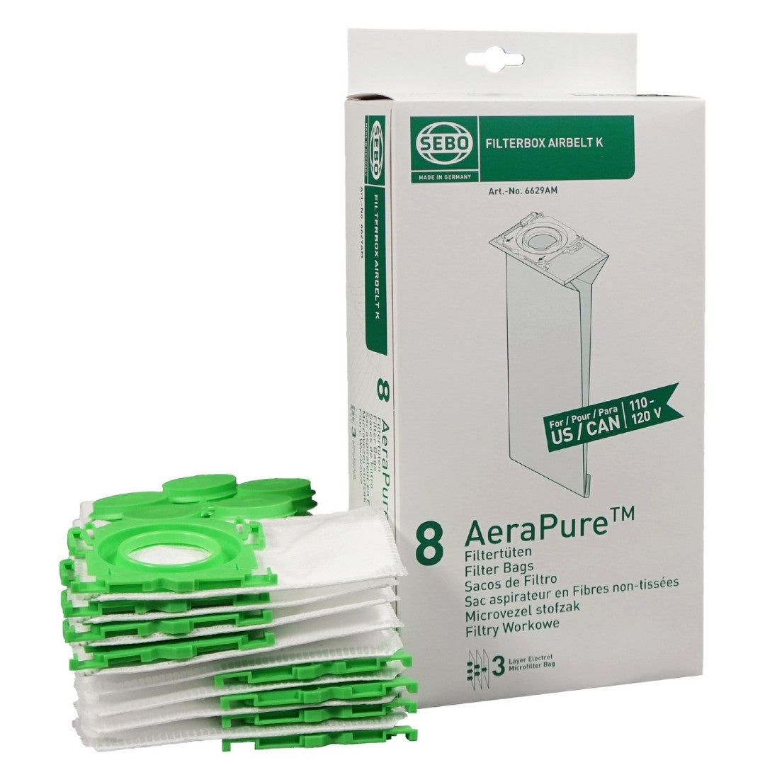 SEBO K-Series AeraPureª Filter Bags