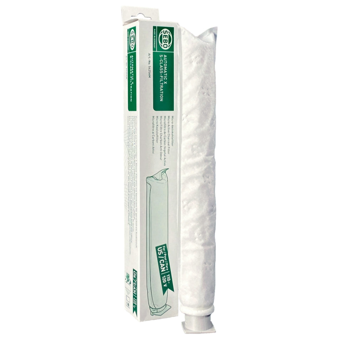 SEBO X G and Mechanical Charcoal Pre-Motor Microfilter